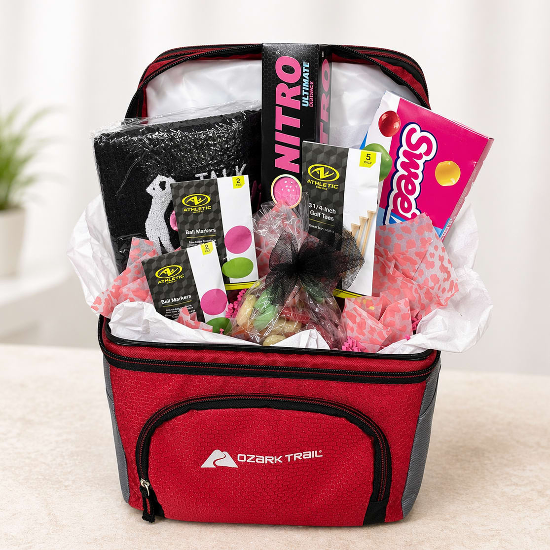 Women's Golf Basket Flower Bouquet