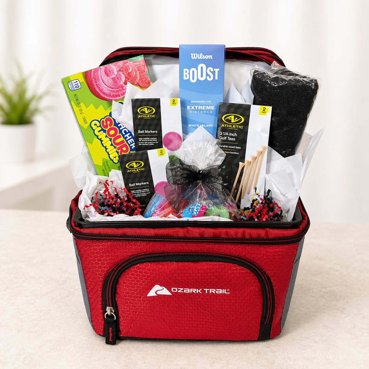 Men's Golf Basket Flower Bouquet