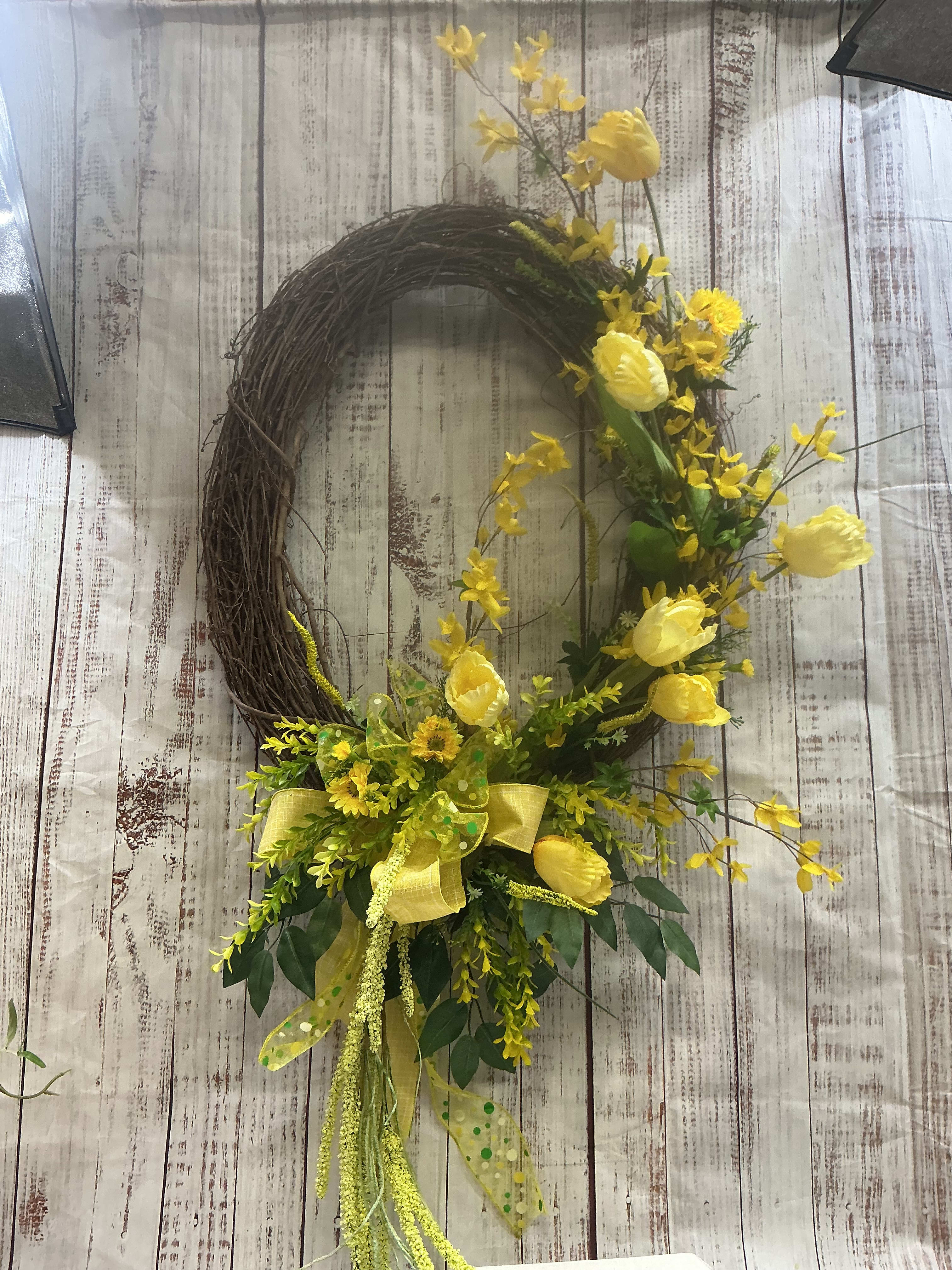 Sunshine Wreath Flower Bouquet