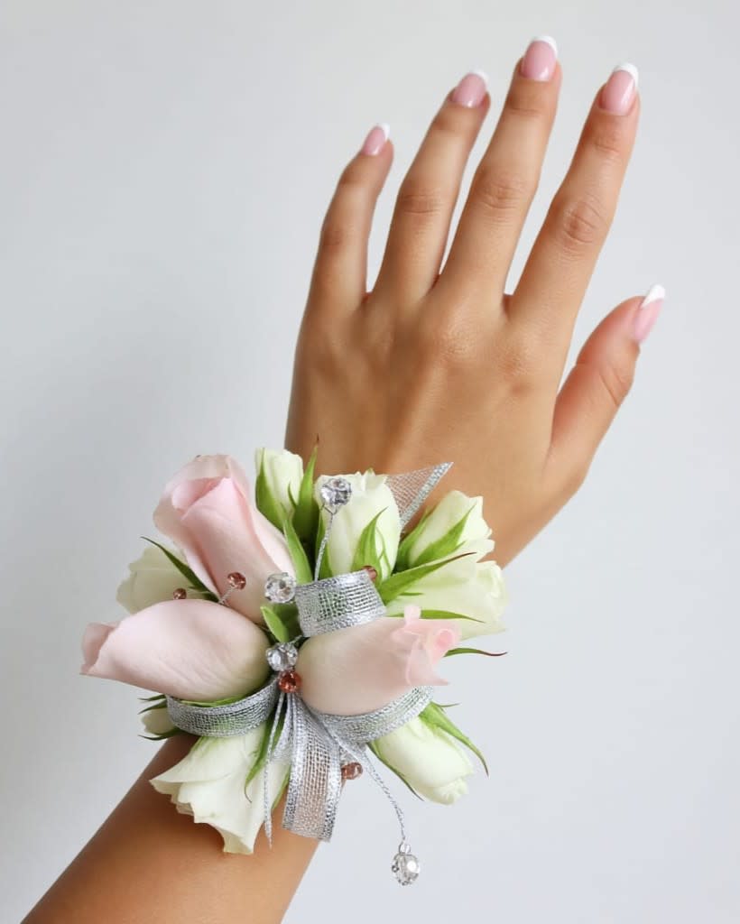 Blush Pink Wrist Corsage