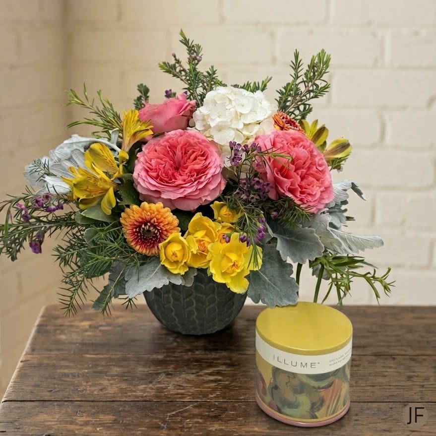 English Garden & Illume Candle Set