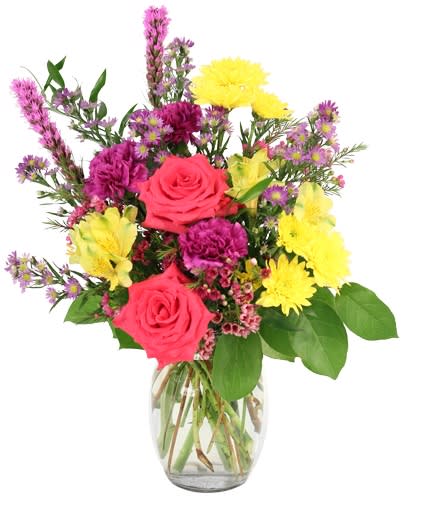 Dreamful Garden Vase of Flowers
