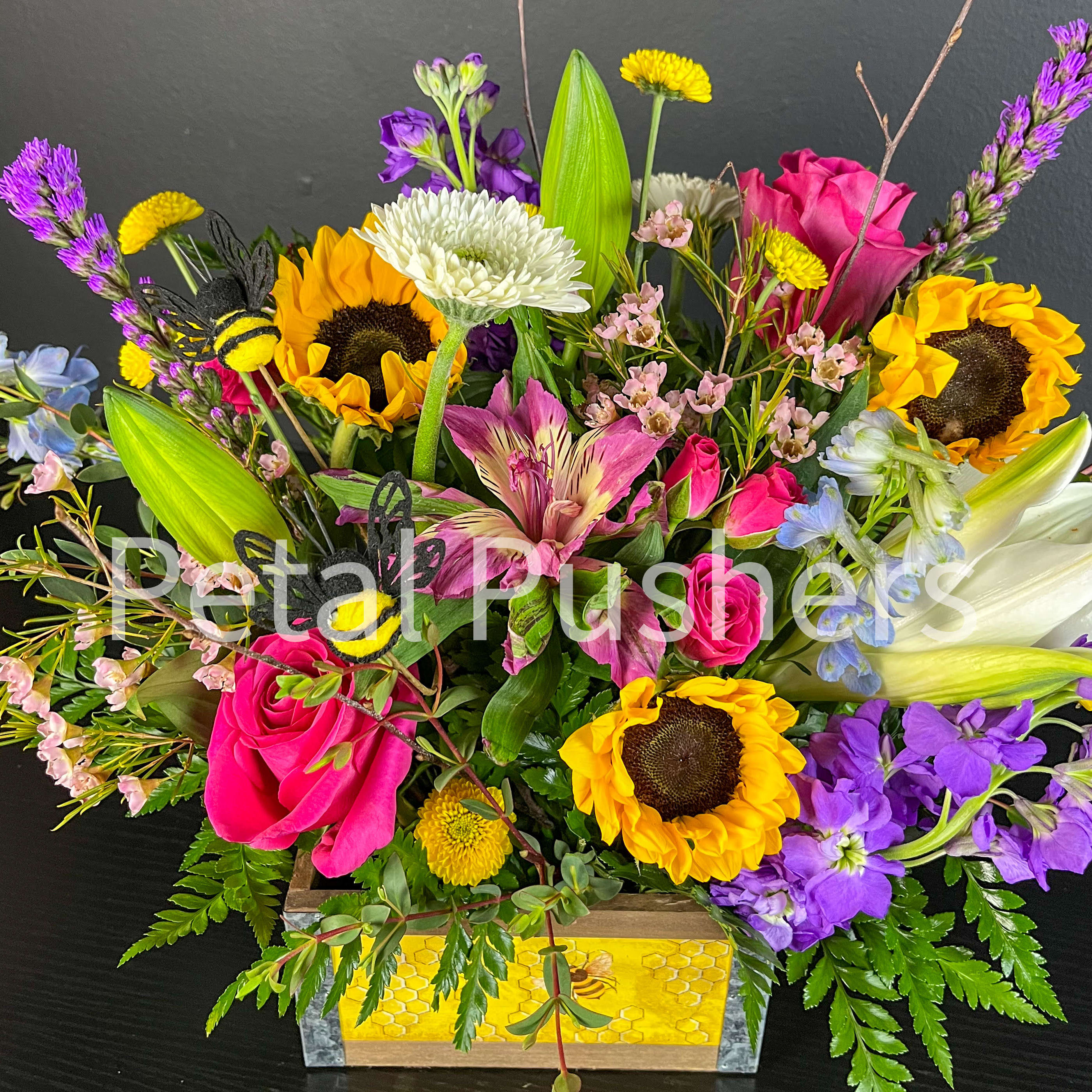 Bee Garden Flower Bouquet