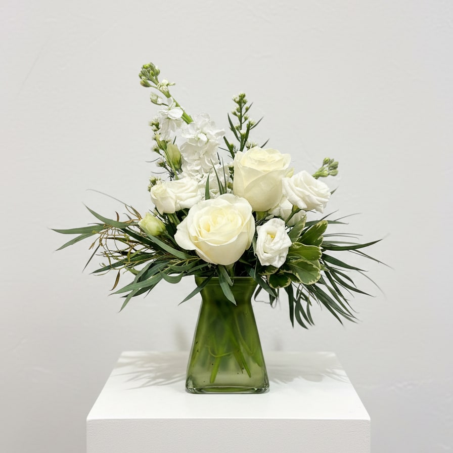 Ivory Garden Flower Bouquet