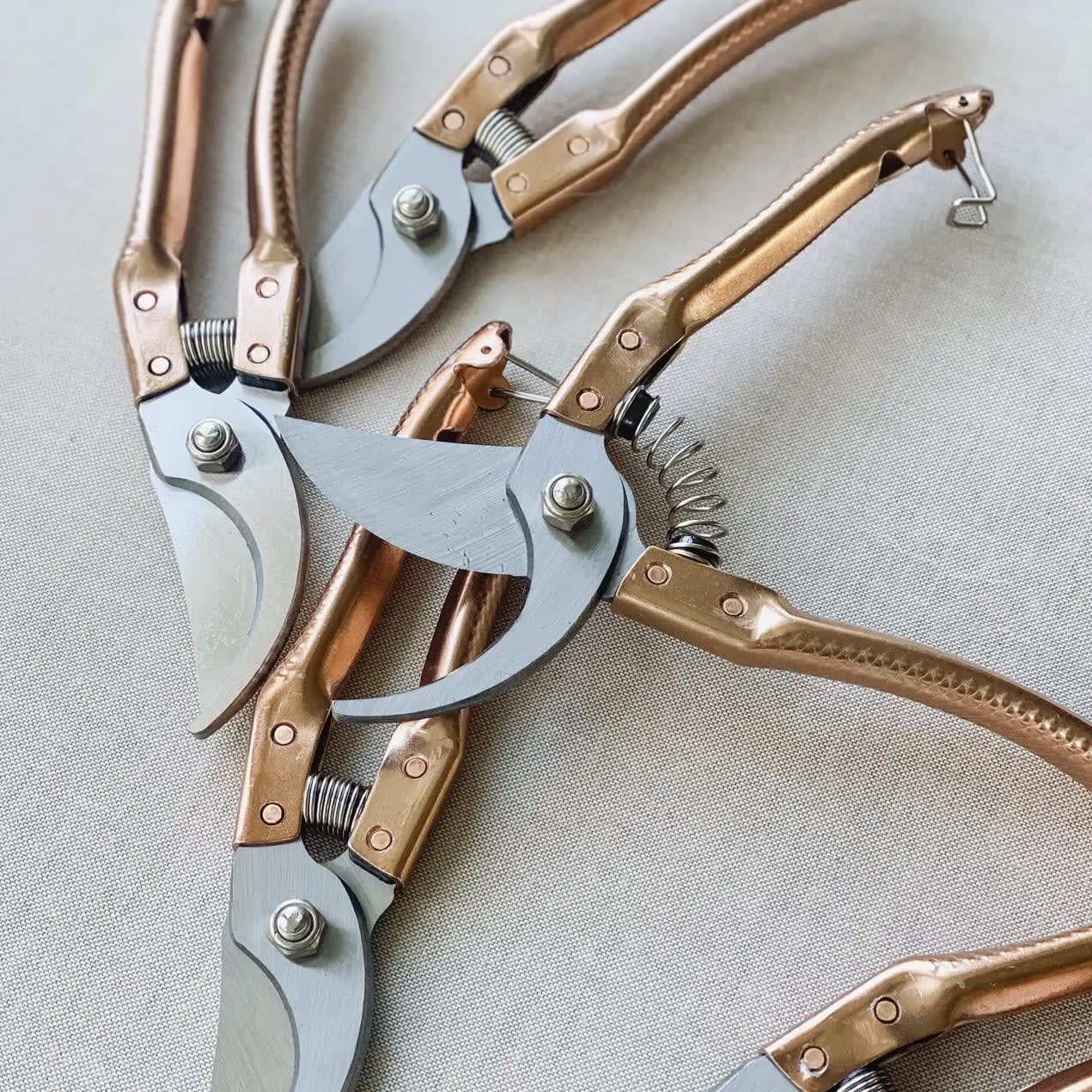 Copper Tinted Handle Garden Shears