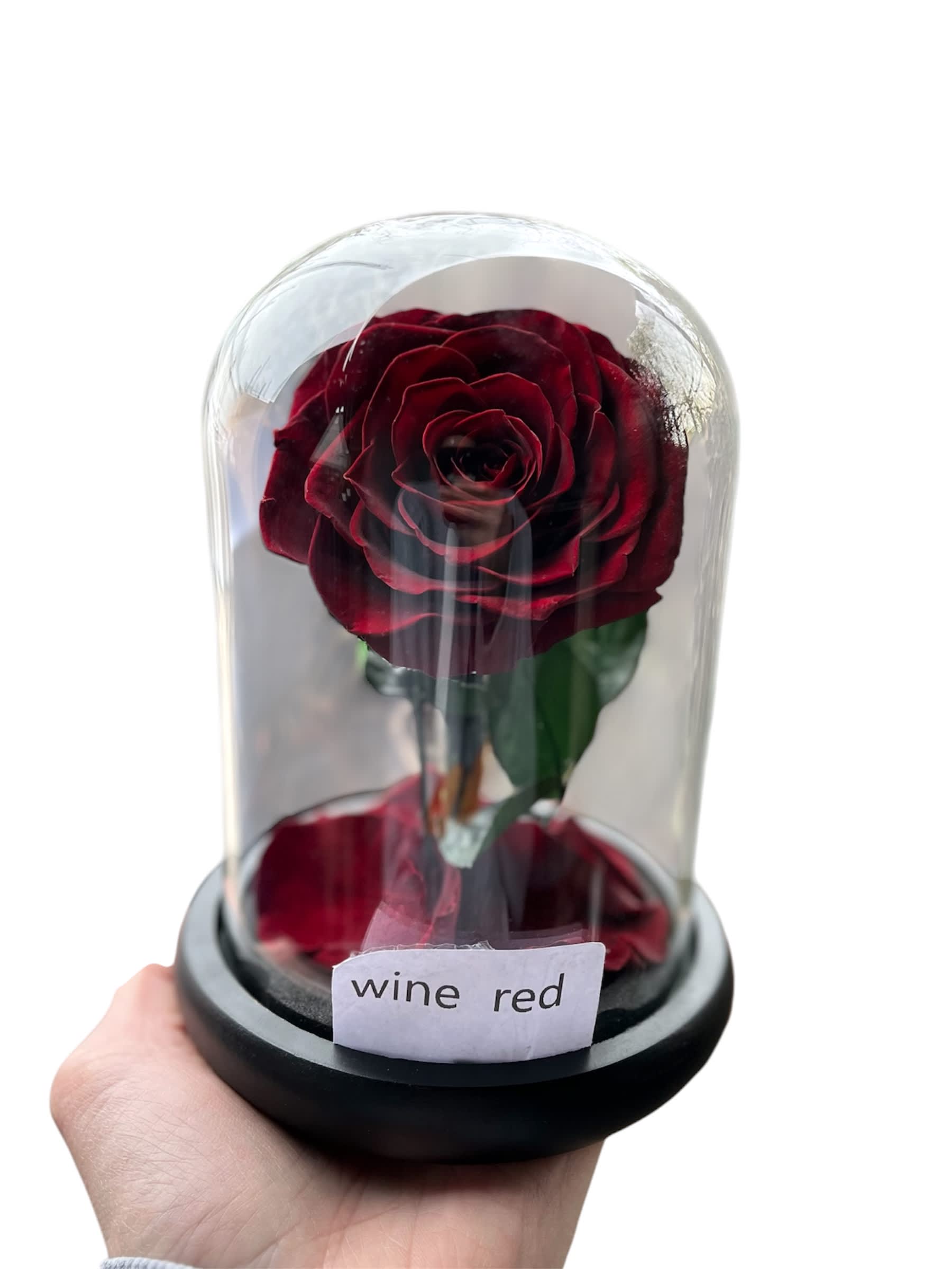Wine Rose Dome Flower Bouquet