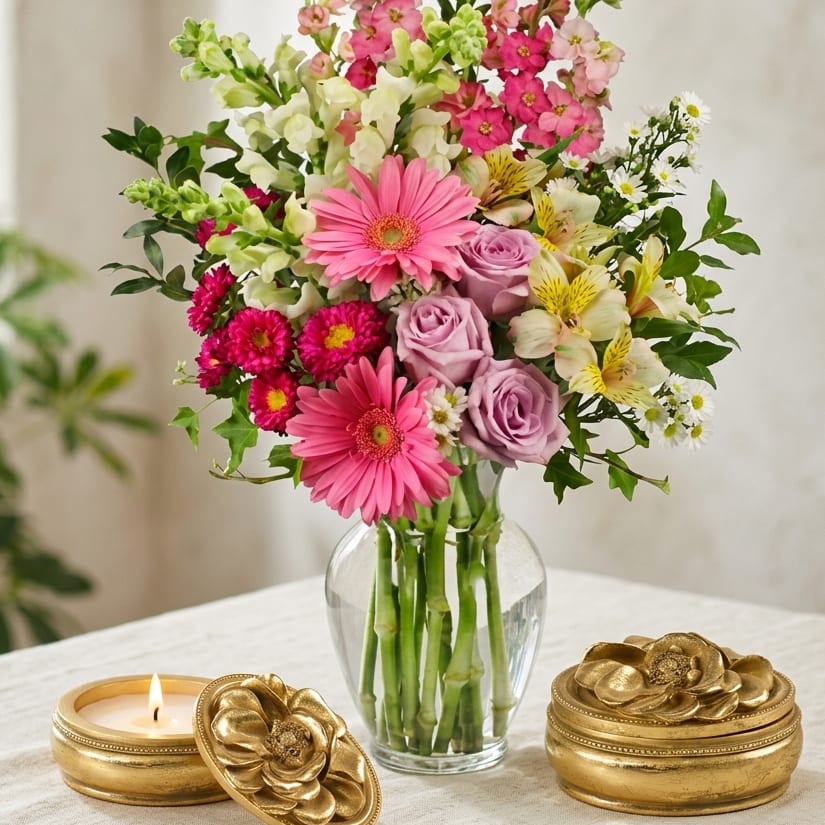 Mother's Day Bloom + Glow Special Flower Bouquet