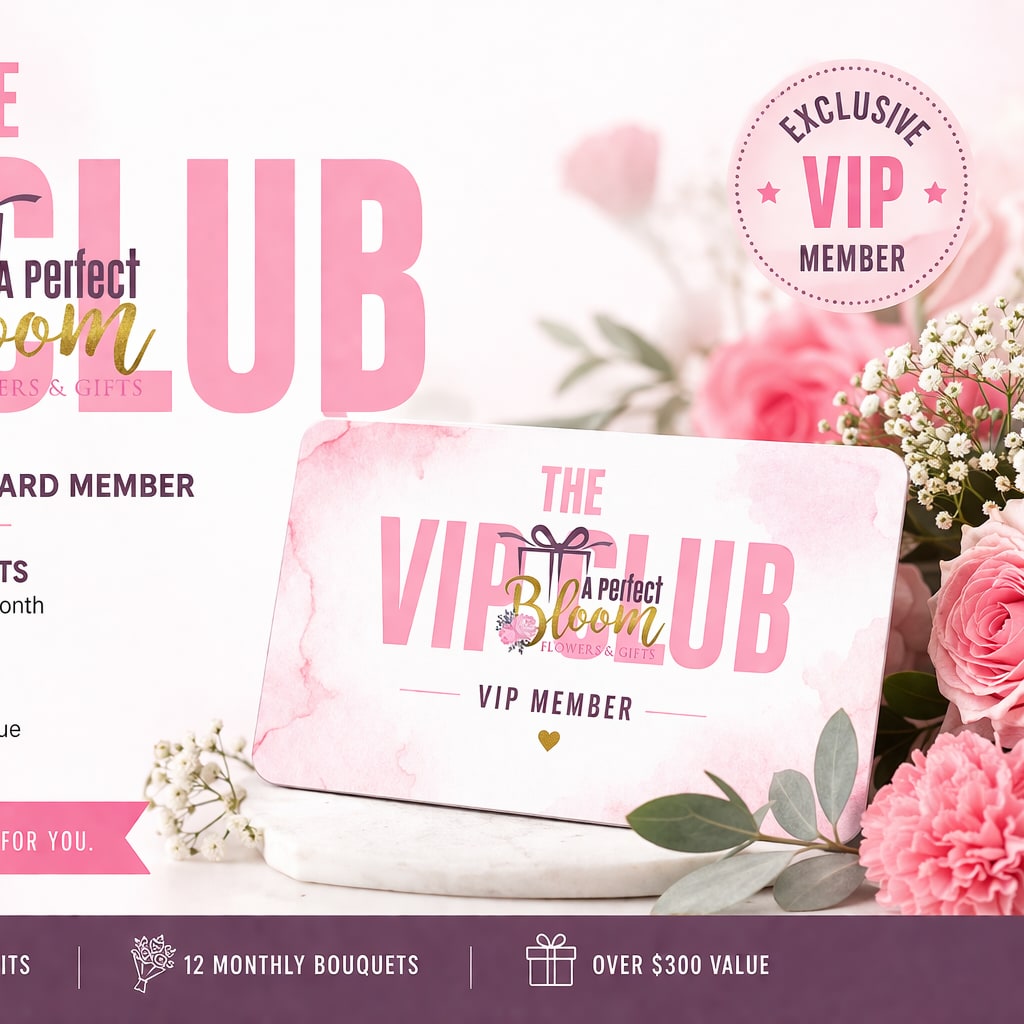 VIP Membership Card Flower Bouquet