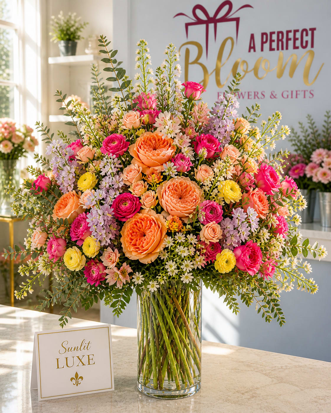 Sunlit Luxe Flower Bouquet