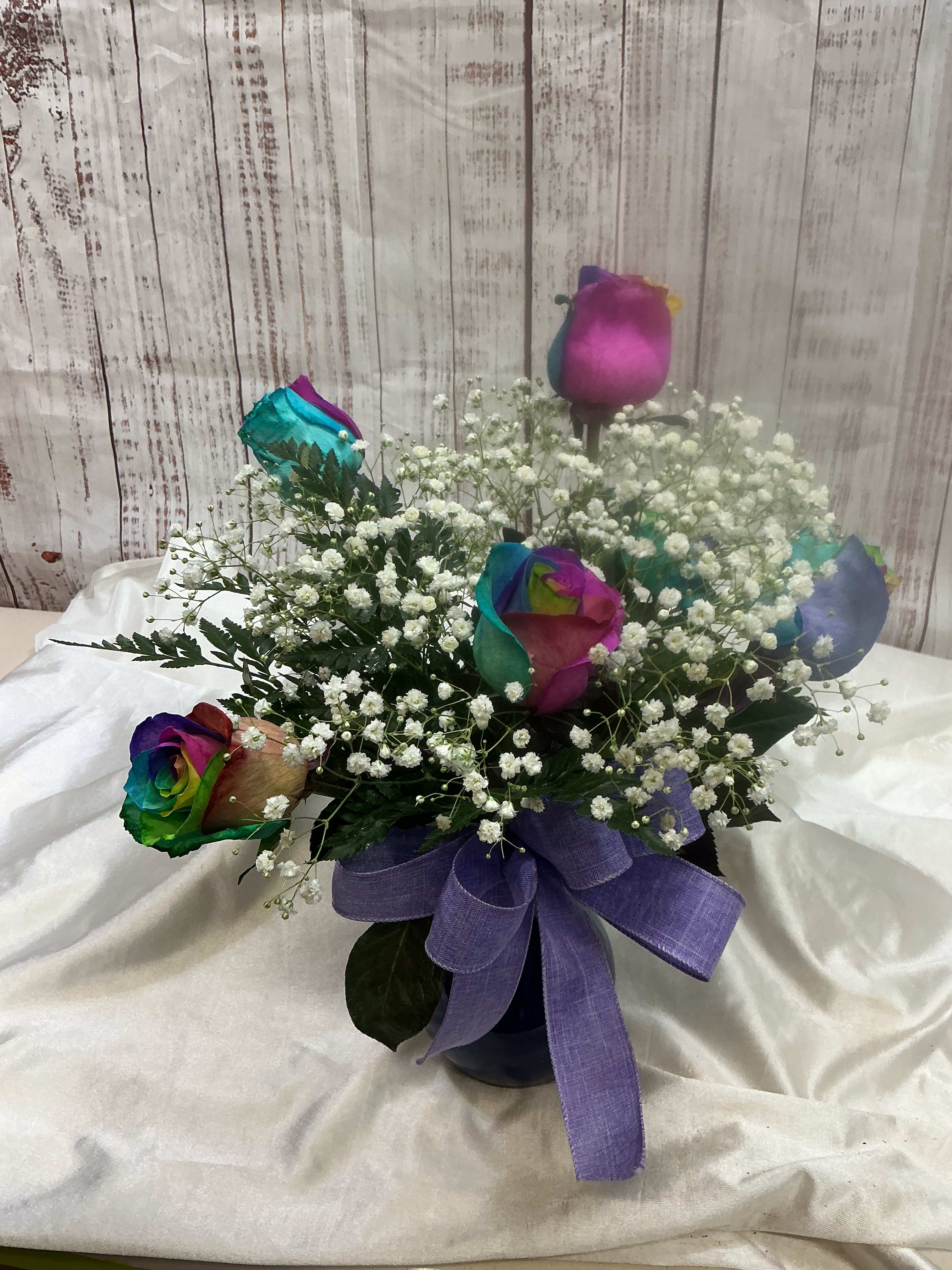Rainbow Roses