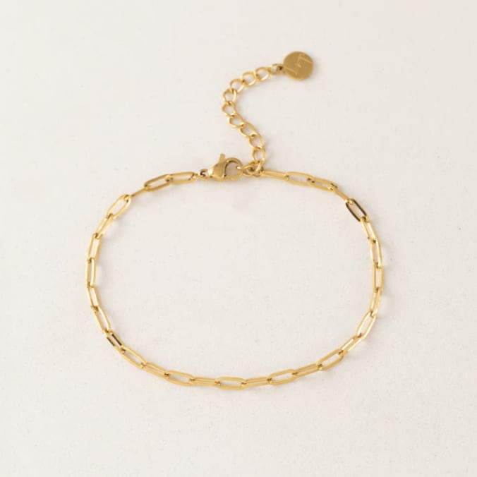 Paperclip Bracelet - Gold