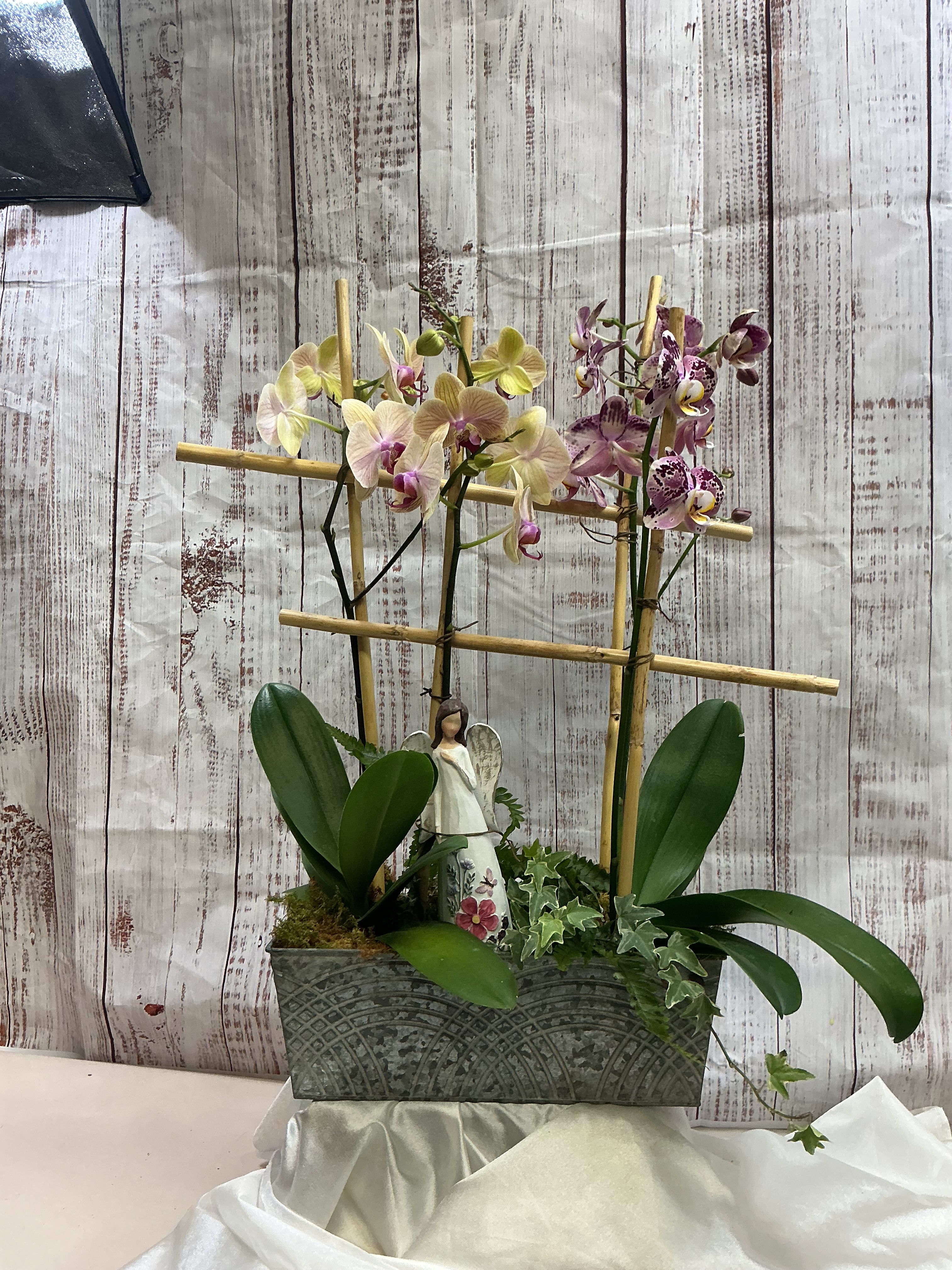 DBL Orchid with Angel Flower Bouquet