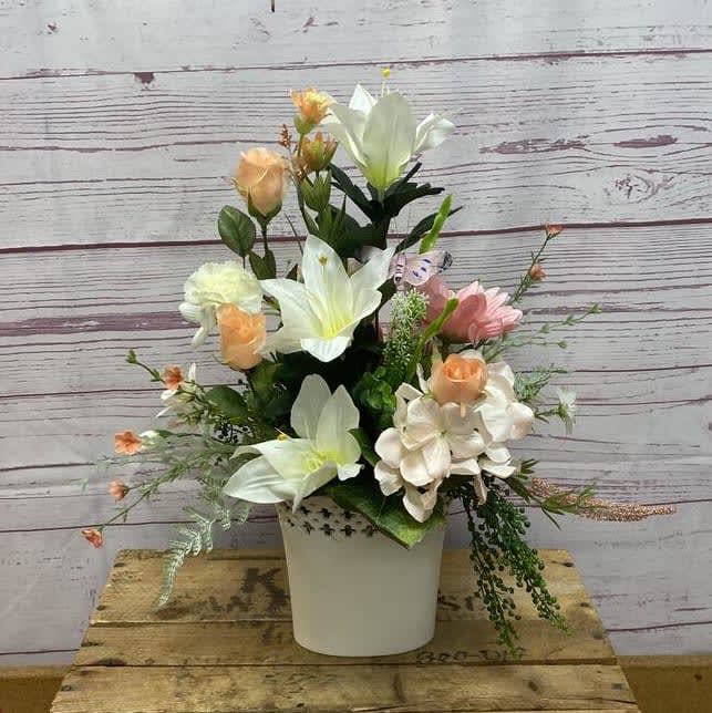 Meadow's Blush Silk (Artificial) Arrangement
