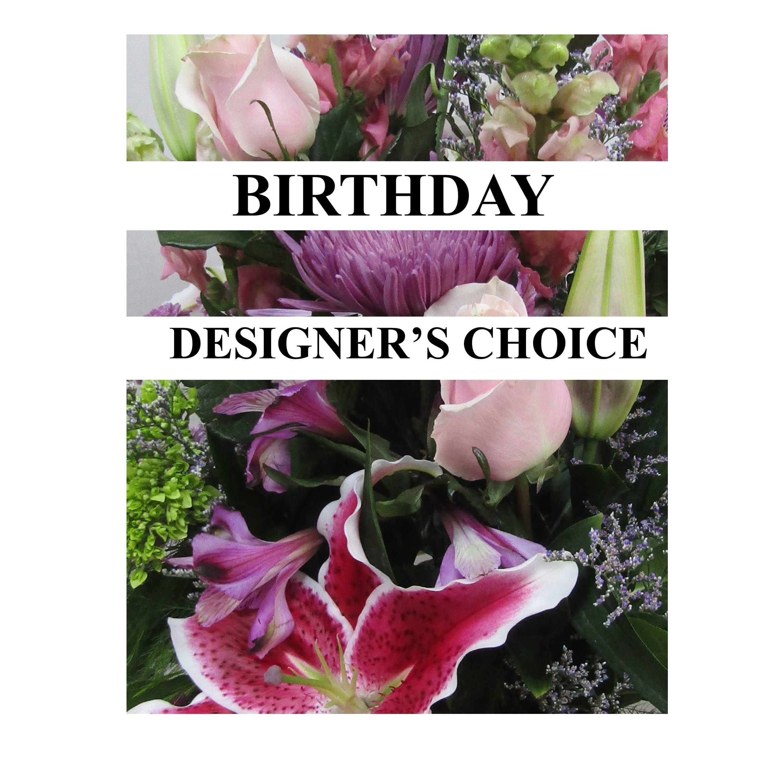 Birthday Designers Choice