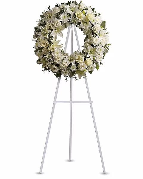Lovely in White Flower Bouquet