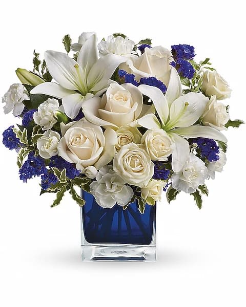 Blue Skies Flower Bouquet