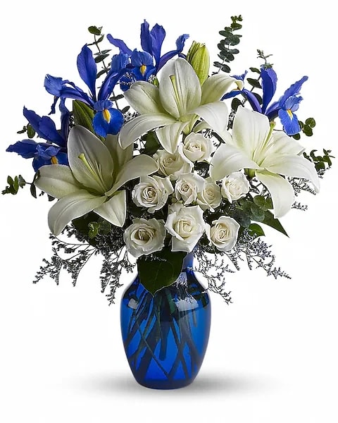 Blue Love Flower Bouquet
