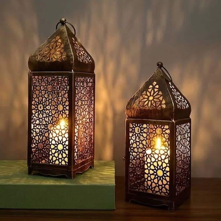 Moroccan Glow Lanterns Flower Bouquet