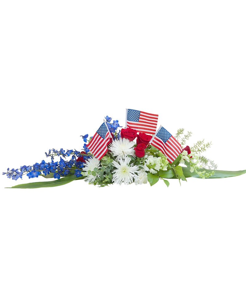 Honor and Glory Centerpiece Flower Bouquet
