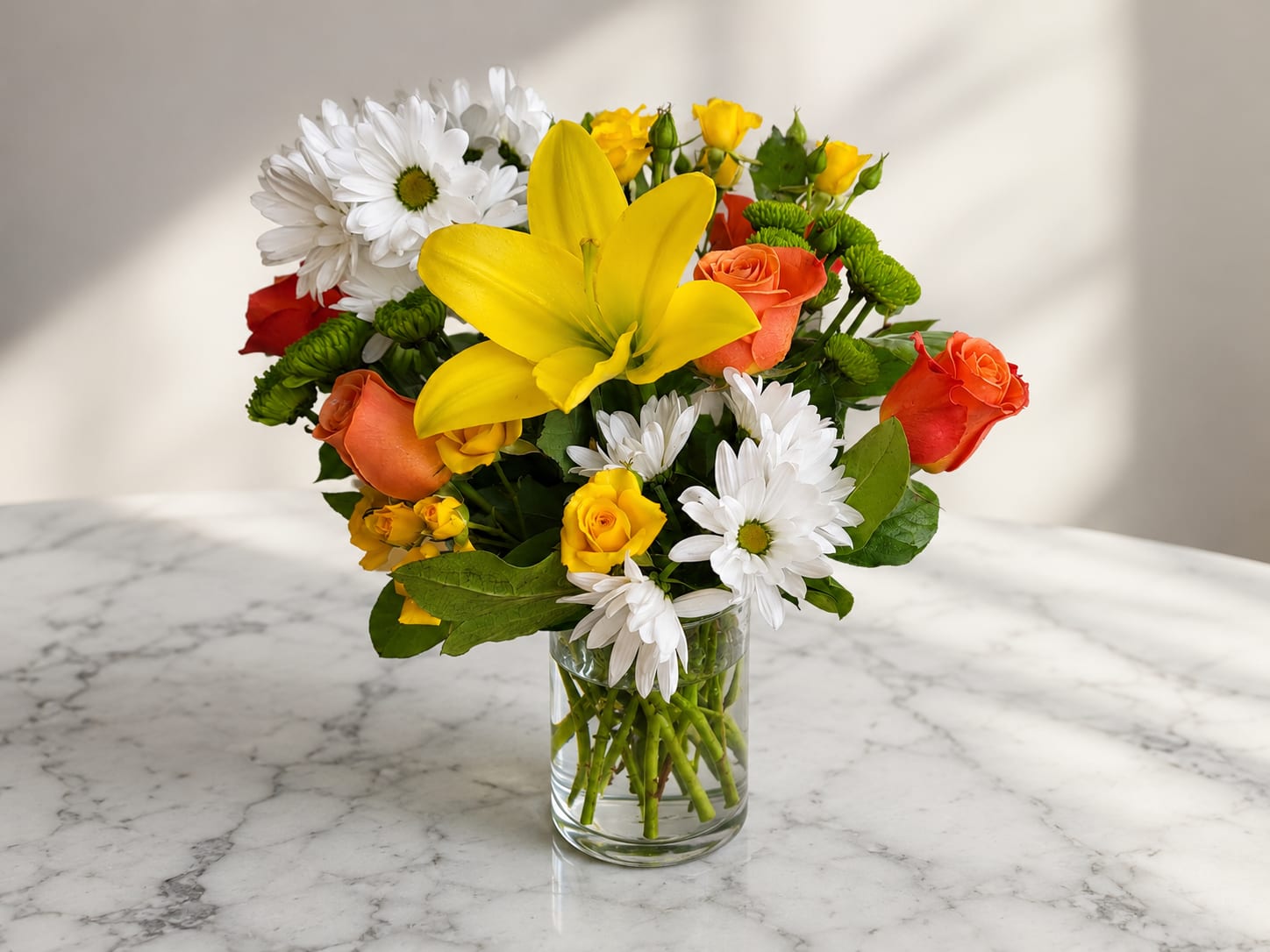 Roses and Daisies
