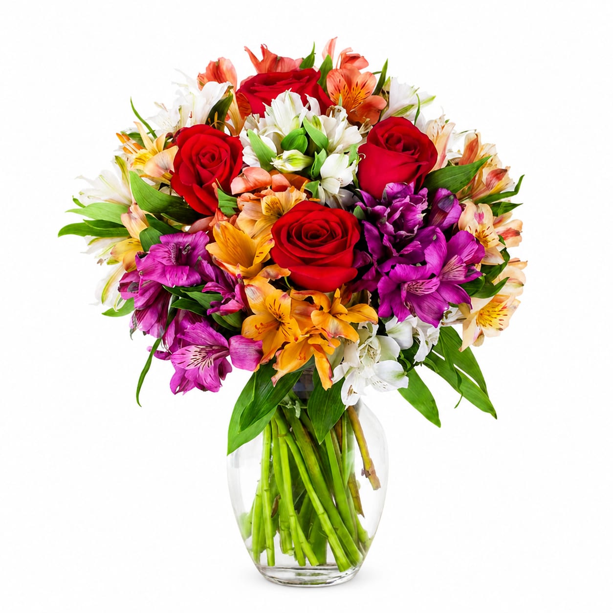 Rainbow Glow Flower Bouquet