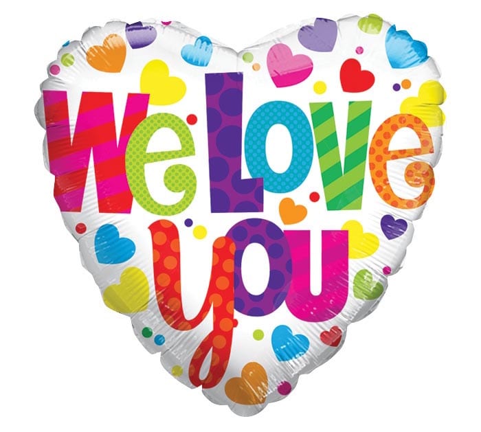 We Love You Balloon