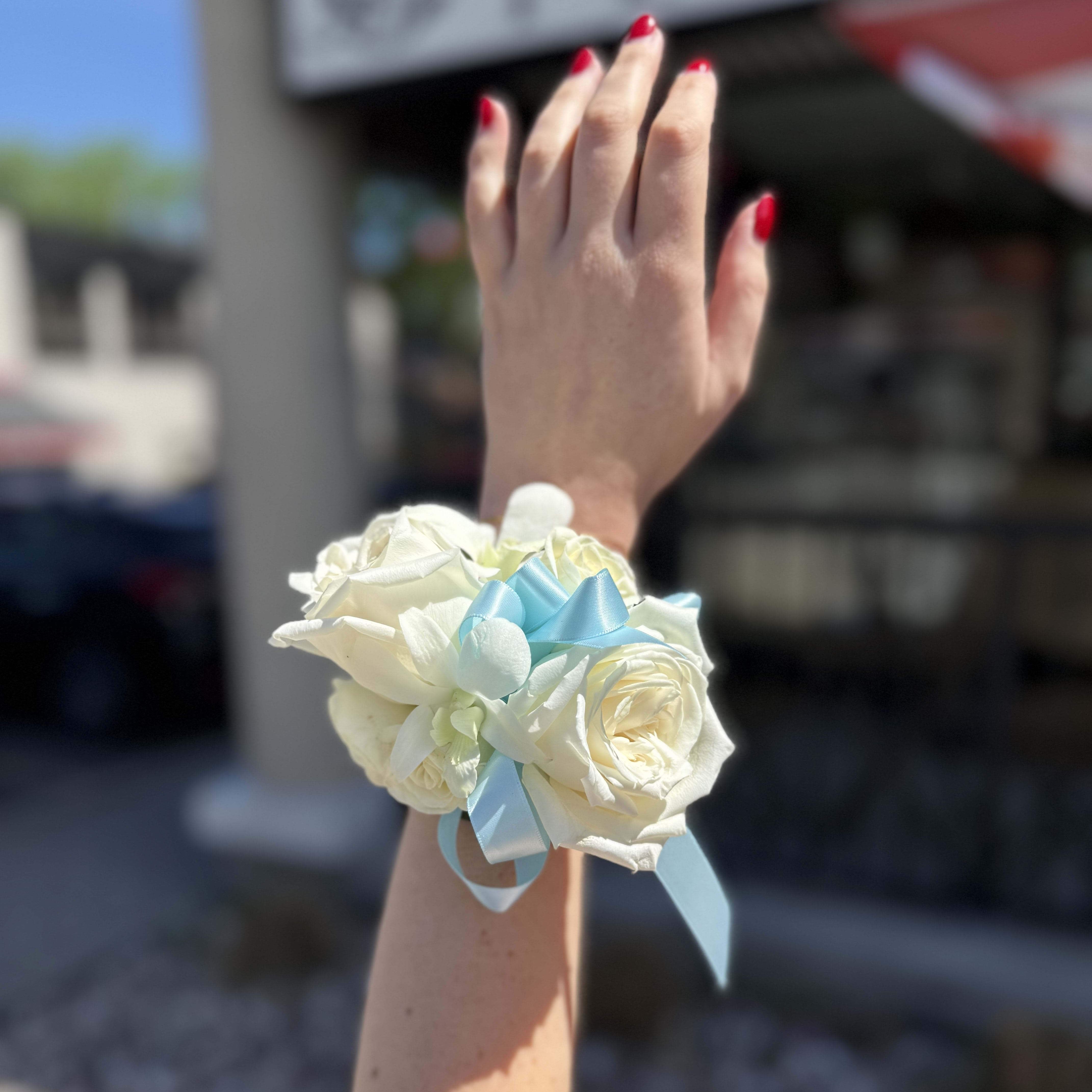 Rose & Orchid Wristlet Corsage