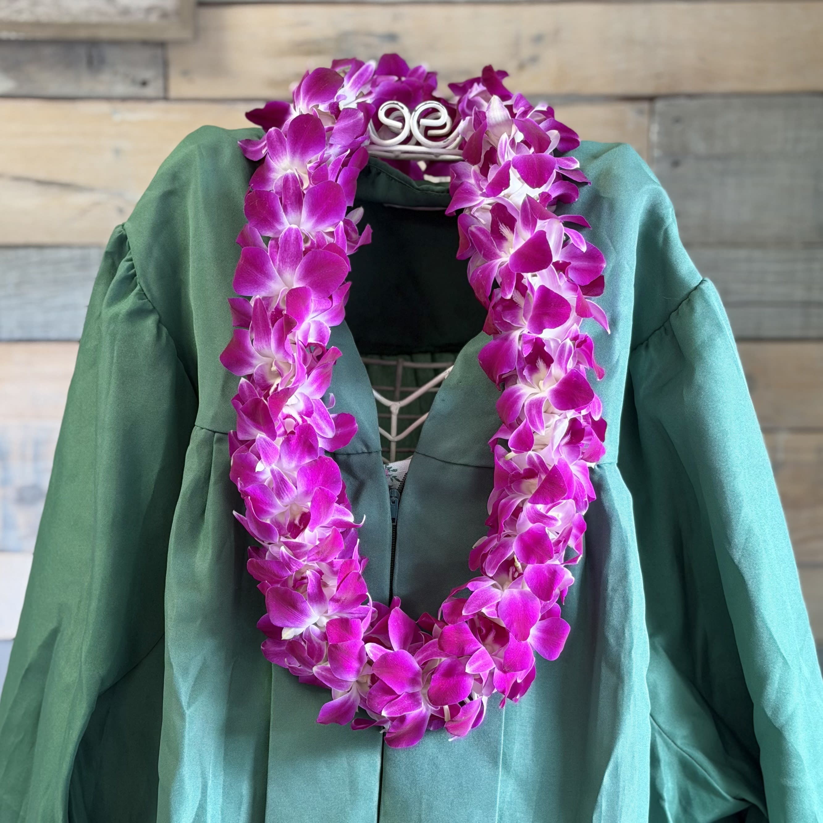 Purple Double Lei