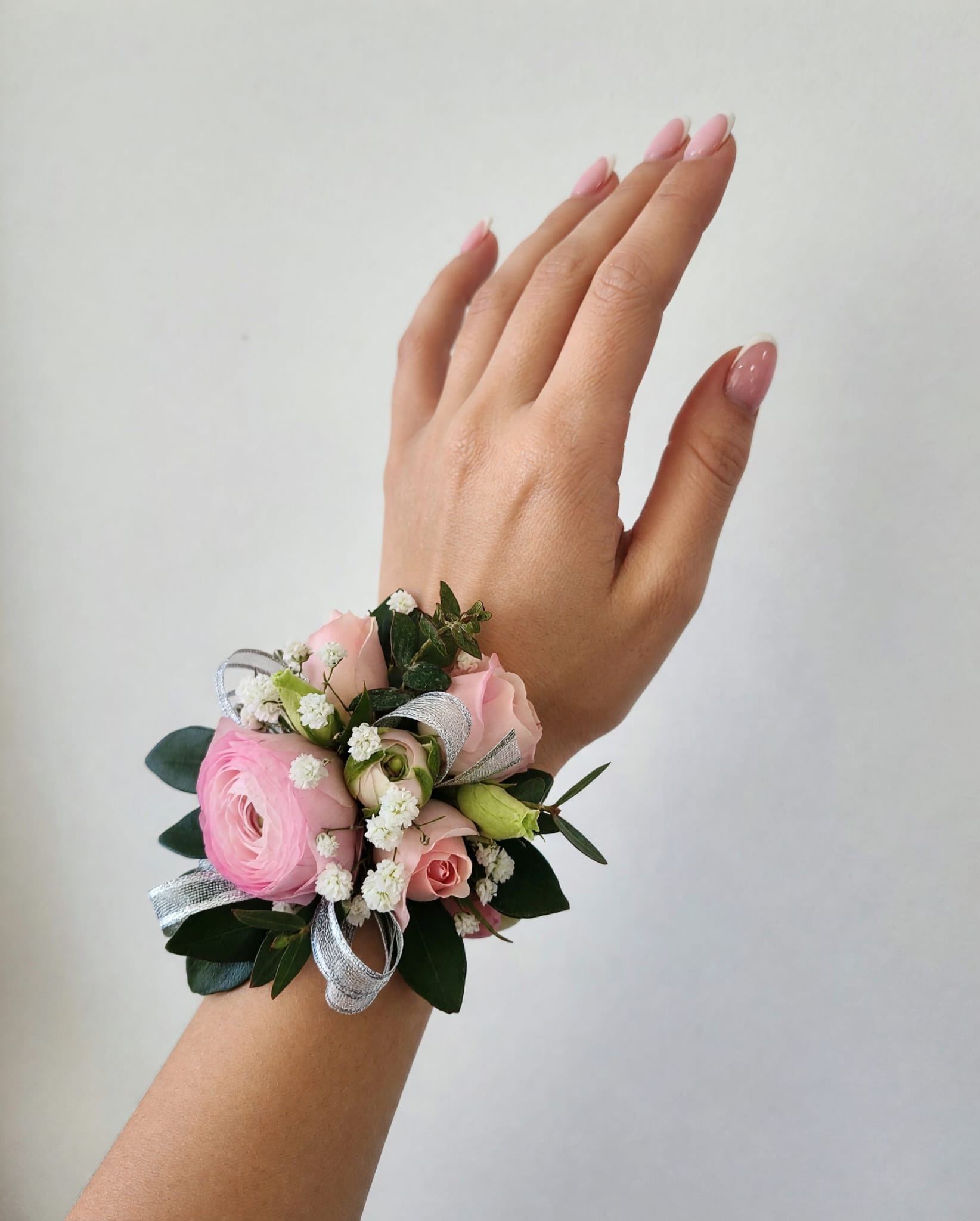 Pale Pink Ranunculus Corsage