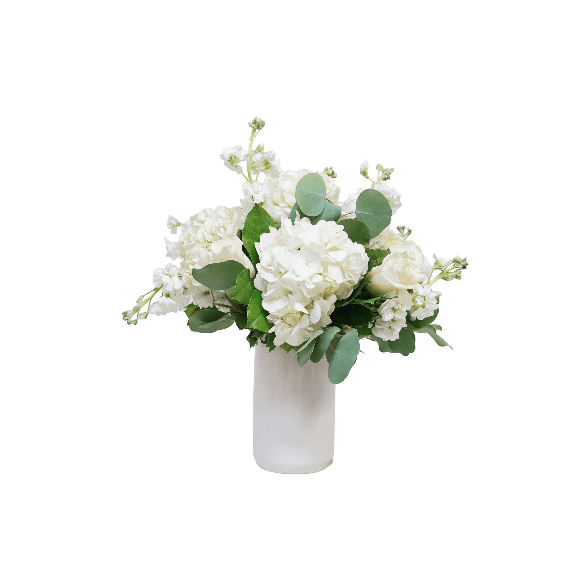 AF-30 Arreglo de hortensias, stocks y rosas