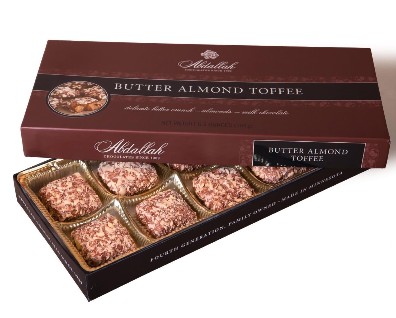 Abdallah Butter Almond Toffee 6.5 oz