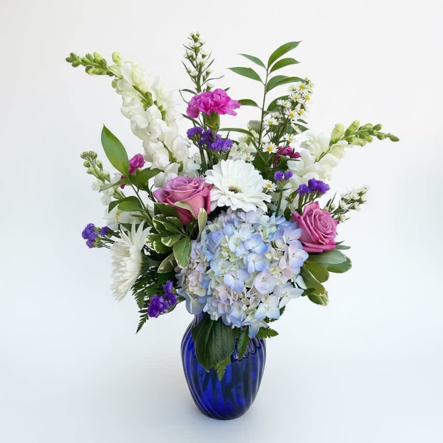 Beautiful in Cobalt Flower Bouquet