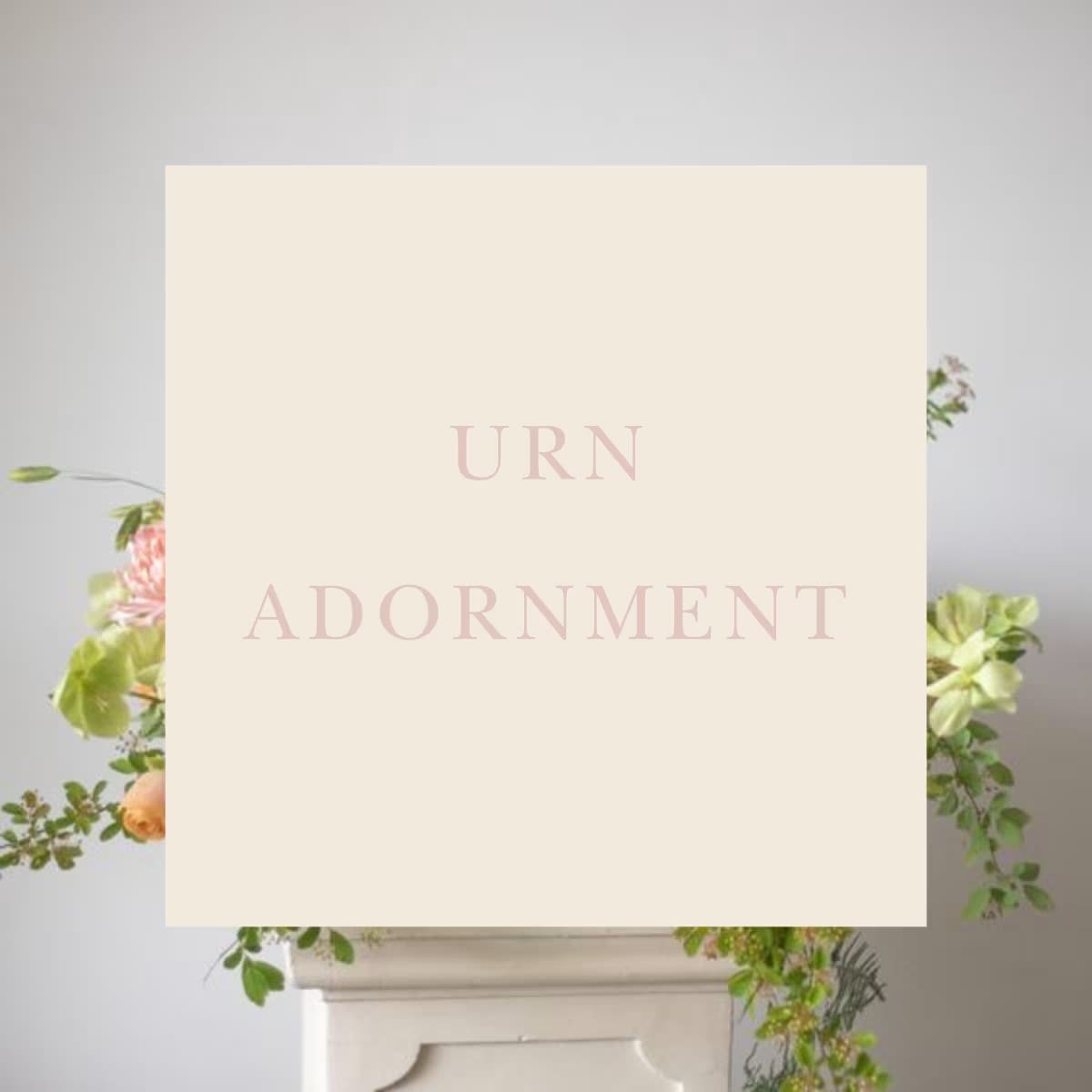 Urn Adornment Flower Bouquet