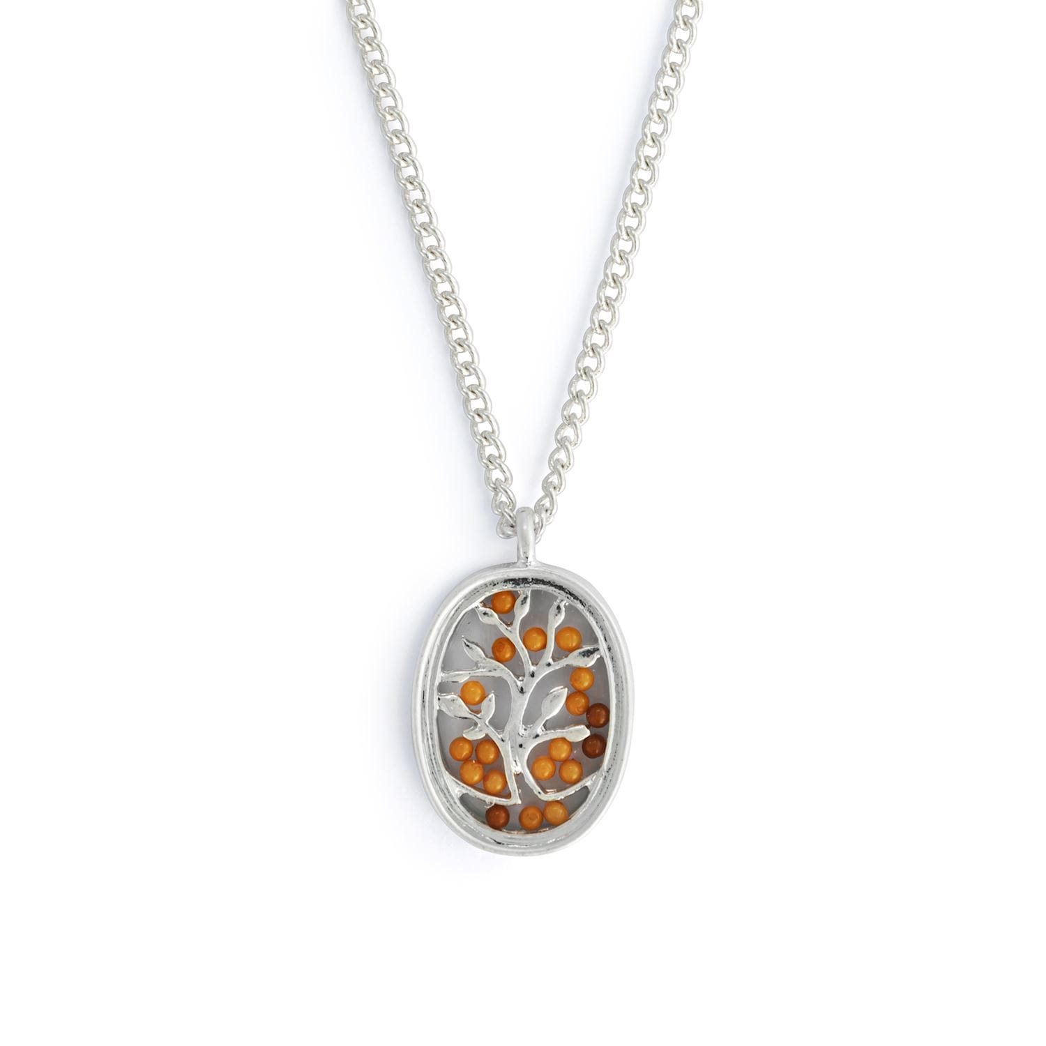 Mustard Seed Silver Necklace