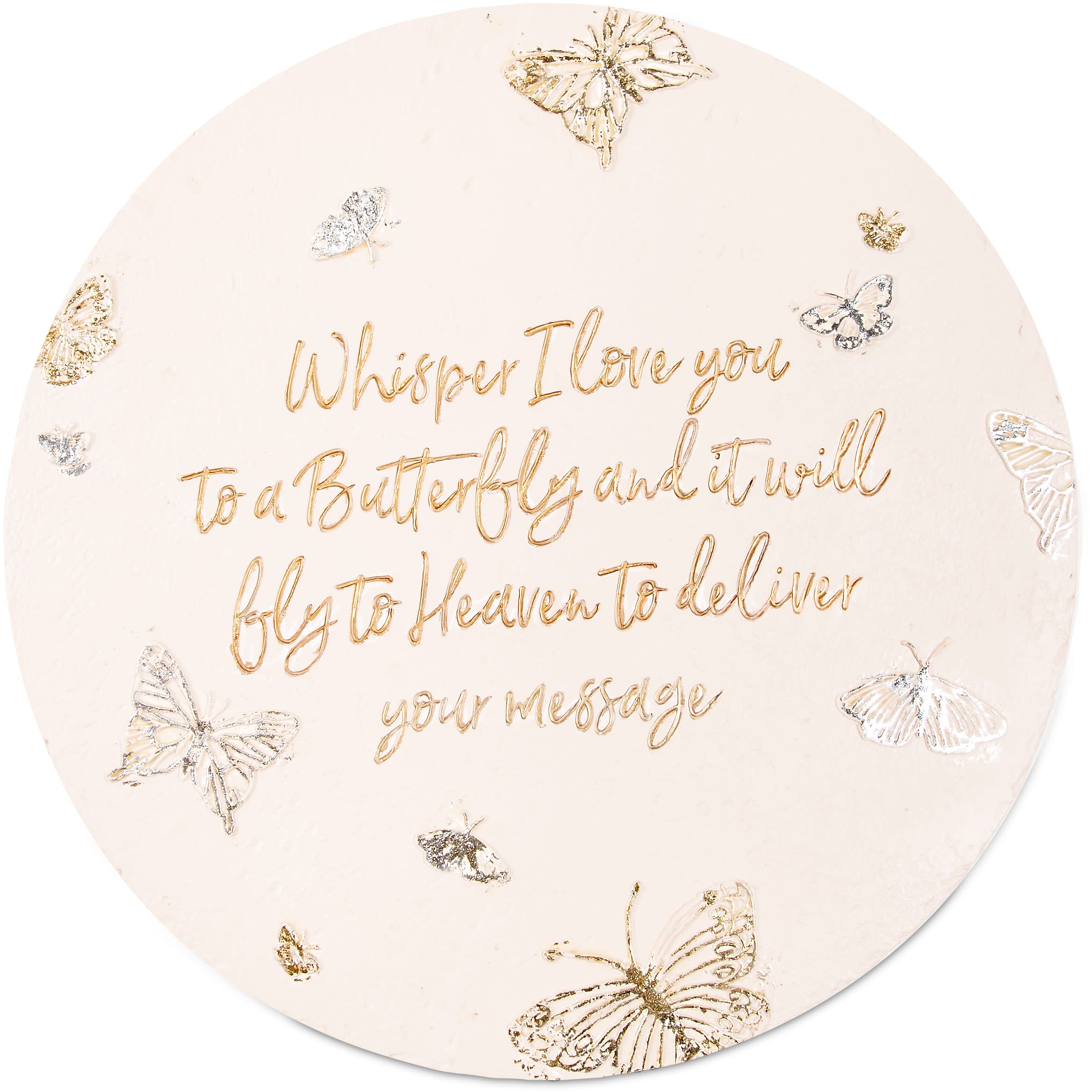 Butterfly Whispers - 10" Garden Stone