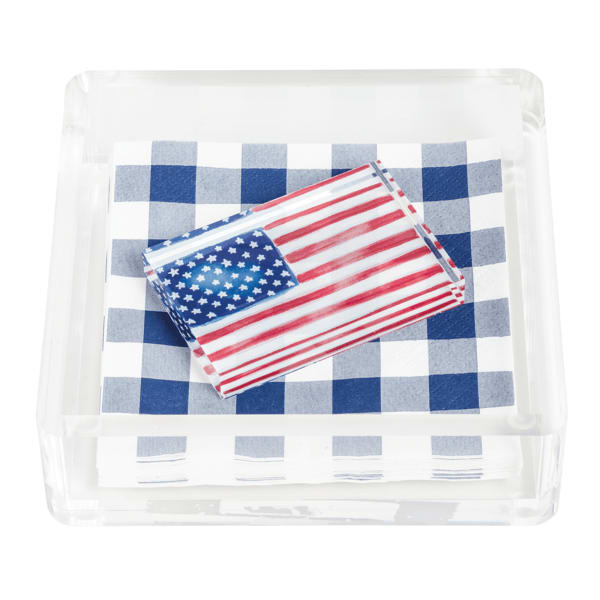 Napkin Caddy Set Flower Bouquet