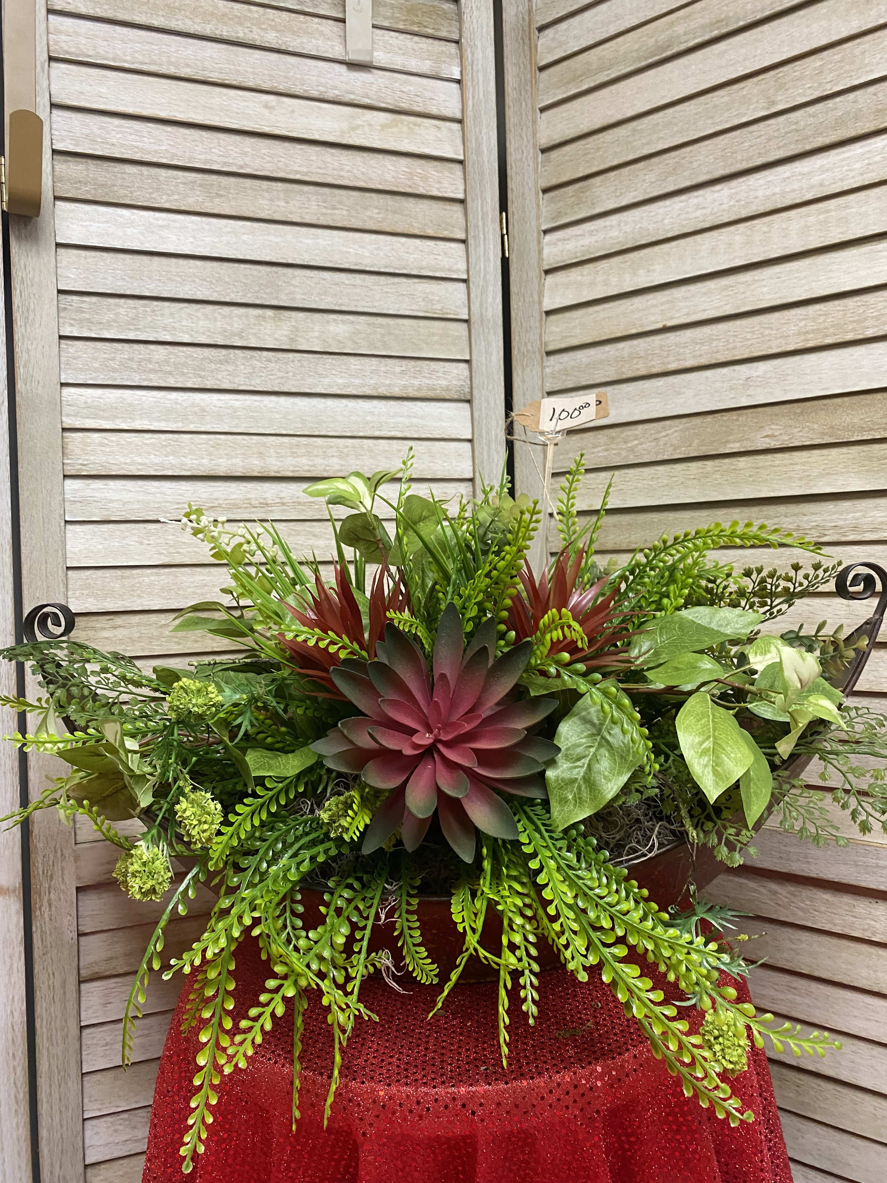 silk  arrangement for table