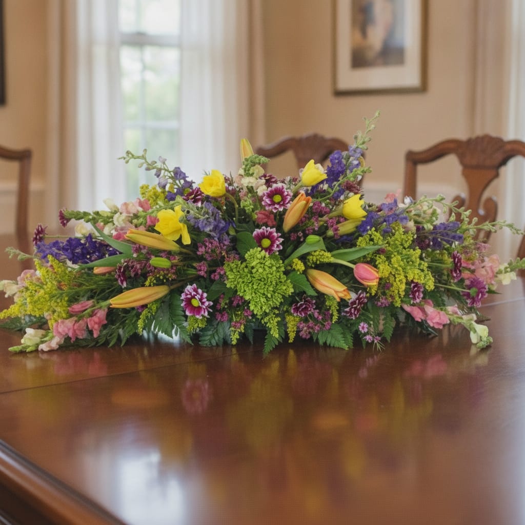 Bountiful Spring Centerpiece XXL Flower Bouquet