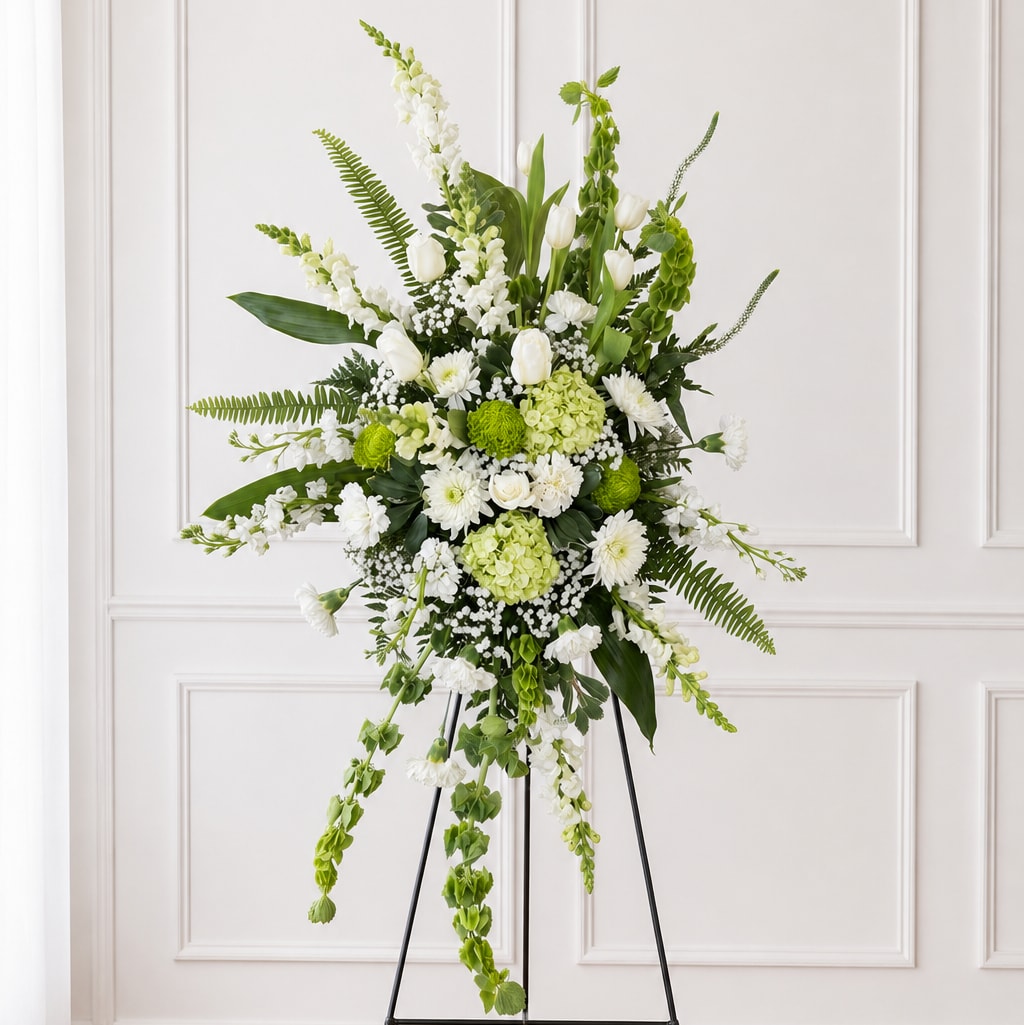 Classic White Spray Flower Bouquet