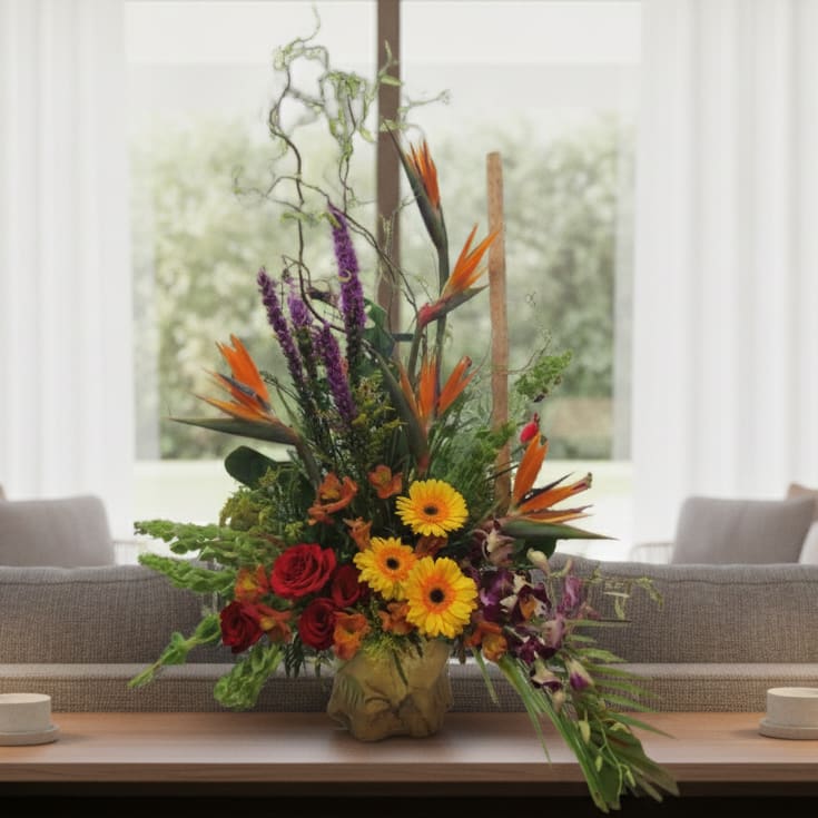 Exquisite Vibrant Exotic Flower Bouquet