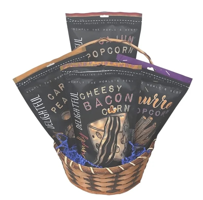 Popcorn Lovers Basket (Flavors may vary) Flower Bouquet