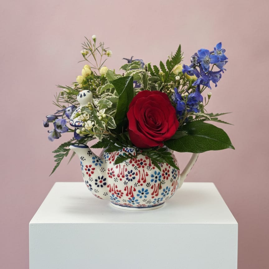 Tea Party Surprise Flower Bouquet
