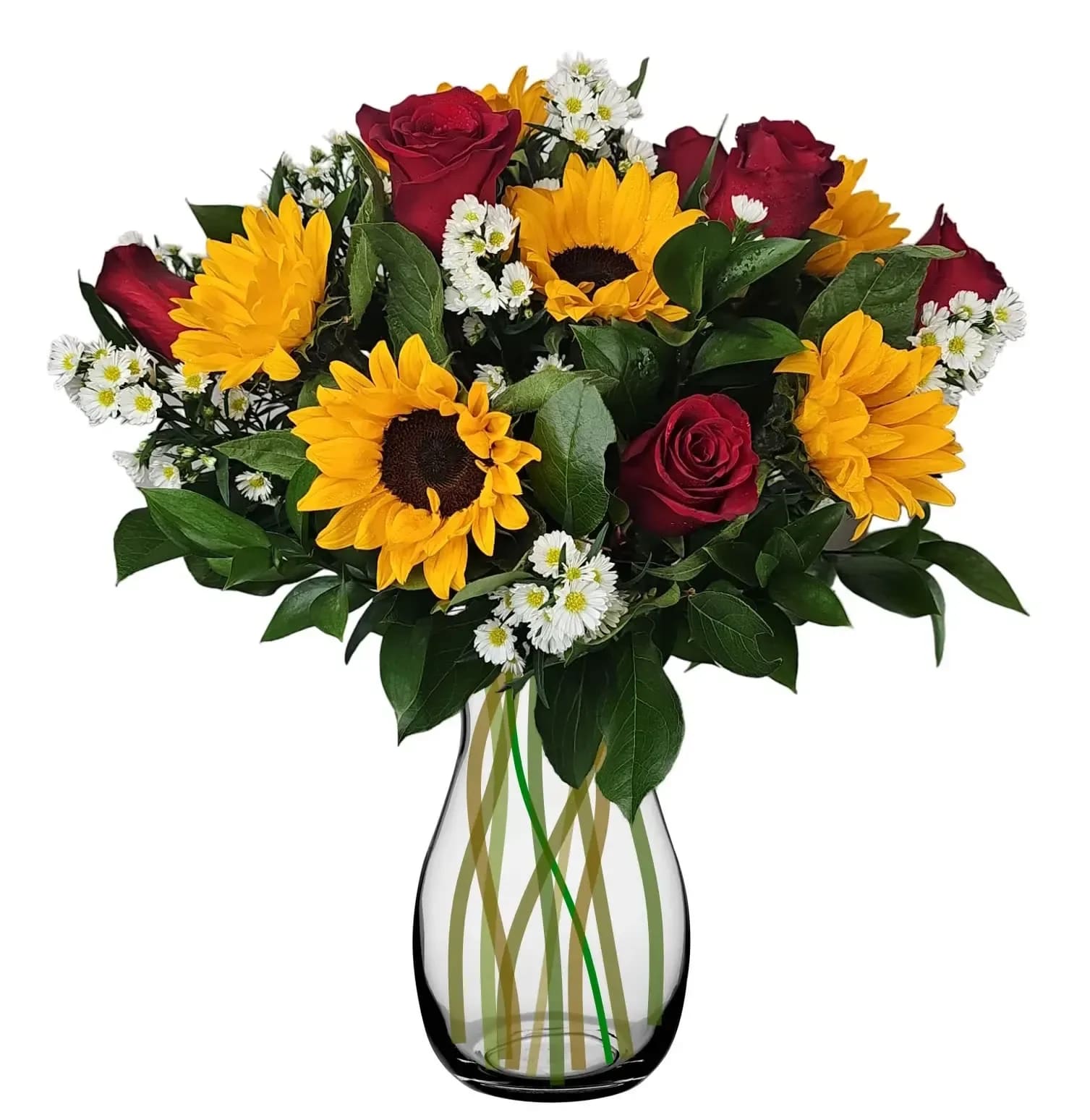 Red Sunset Flower Bouquet