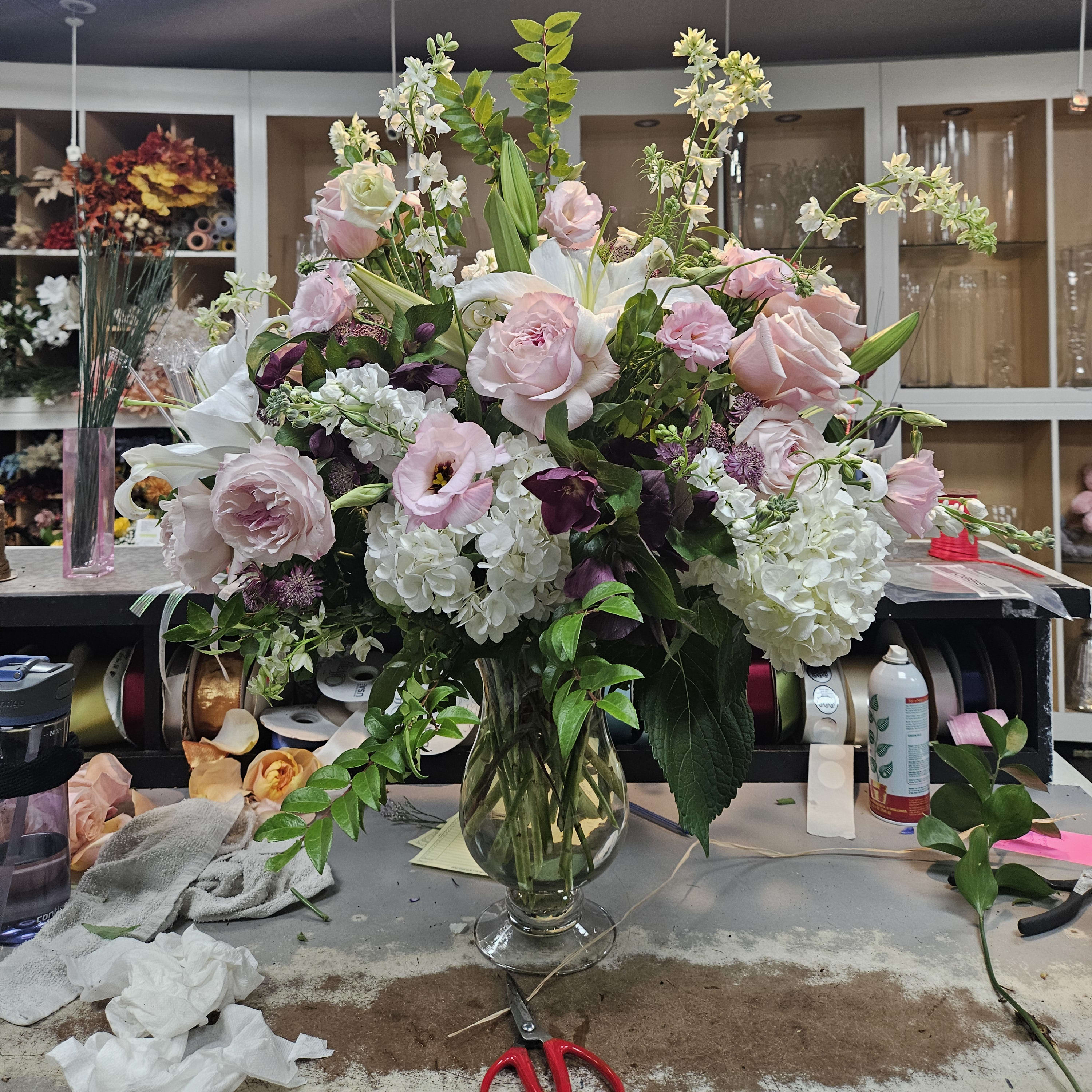 Floral Class Sat. 7/25 12 to 2pm Flower Bouquet