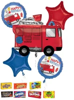 Firetruck Balloon Bouquet