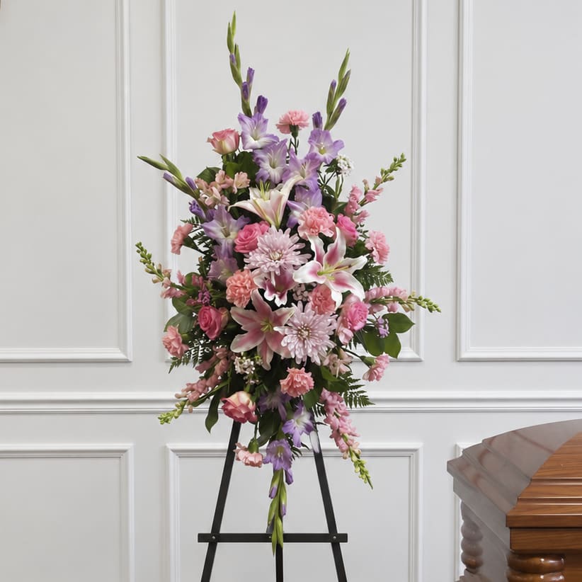 Peaceful Pastel Standing Spray