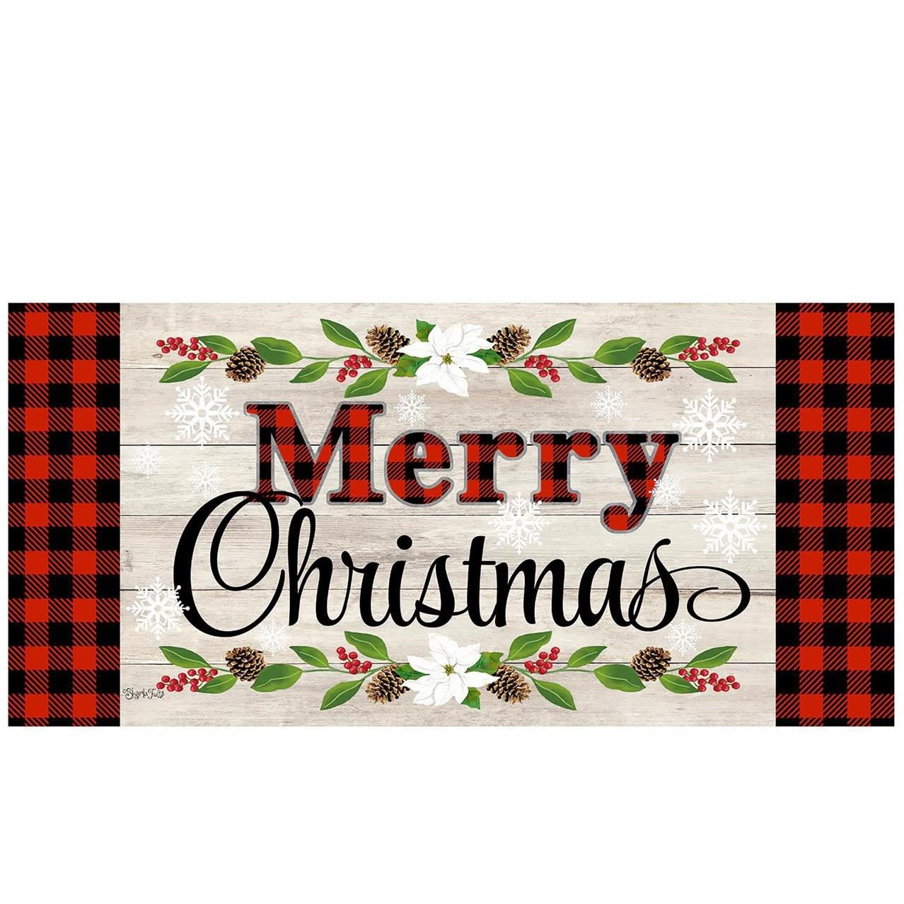 Christmas Sentiments Sassafras Switch Mat