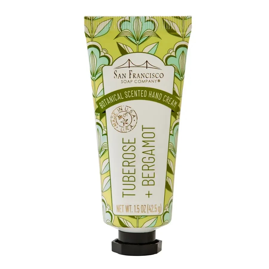 Tuberose & Bergamot 1.5oz Hand Cream Flower Bouquet