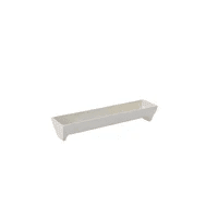 White Edison Tray 17.5"x 4"x 3" Flower Bouquet