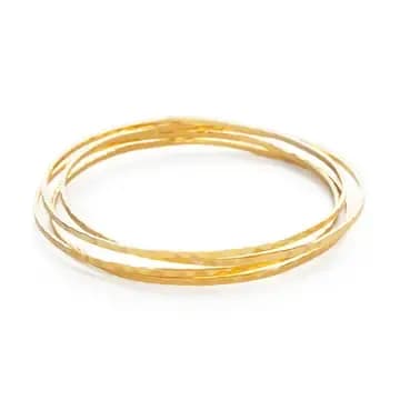 Hammered Bangles Set of 4
